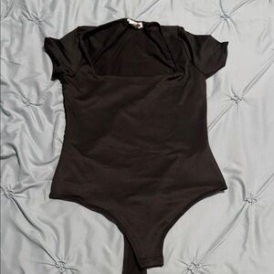 Sleek Black Women's Bodysuit